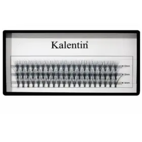 Kalentin Pestañas Individuales Con Nudo Plano 12mm